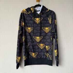 Jack Daniels Honey Bee Branded Hoodie Sweatshirt Size S